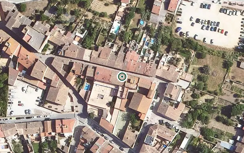 Vista aérea de la ubicación de Centre de dia Josep Baulida