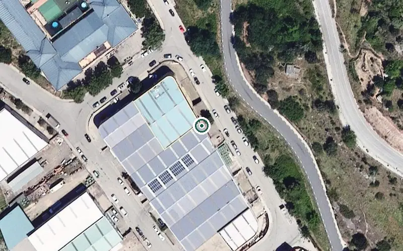 Vista aérea de la ubicación de Residència Assistida DomusVi Mont Martí