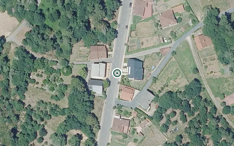 Vista aérea de la ubicación de Residencia Nuestra Señora del Mundil