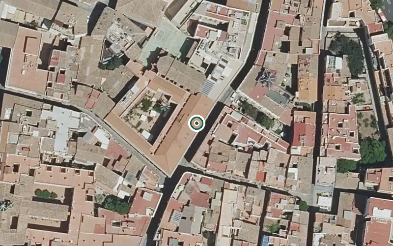 Vista aérea de la ubicación de Residencia para Personas Mayores Dependientes la Seu