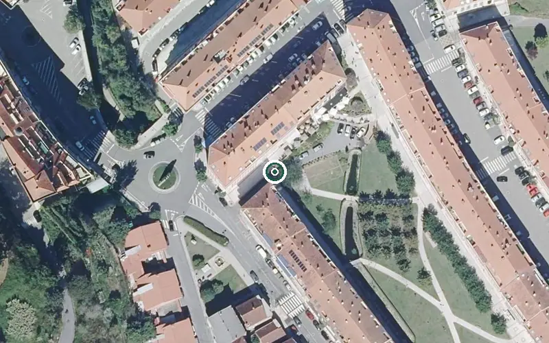 Vista aérea de la ubicación de Centro de Día para Persoas Maiores Apreixo