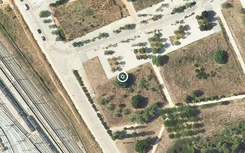Vista aérea de la ubicación de Residència Vitalia Rubí