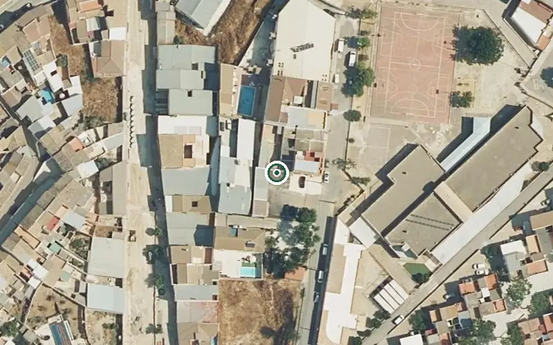 Vista aérea de la ubicación de Centro de Día para Mayores Badolatosa