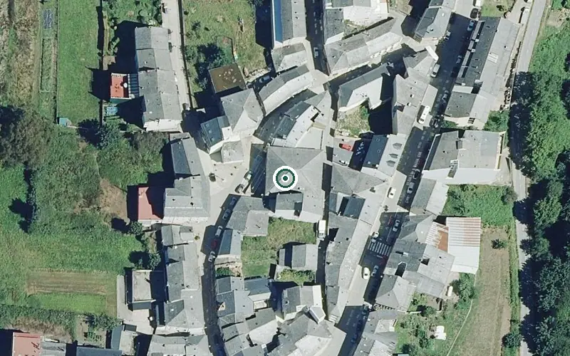 Vista aérea de la ubicación de Vivenda Comunitaria O Fogar do Avo