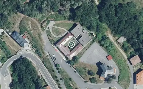 Vista aérea de la ubicación de Residencia de Maiores de Bande