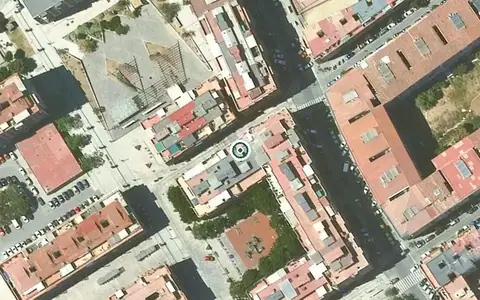 Vista aérea de la ubicación de Residència El Pilar