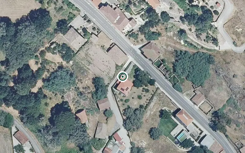 Vista aérea de la ubicación de Centro de Día de Vilar de Santos