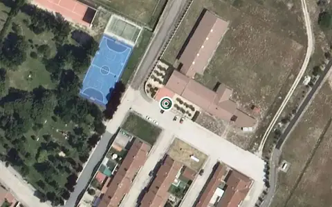 Vista aérea de la ubicación de Residencia Nuestra Señora Virgen del Rosario