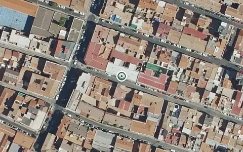 Vista aérea de la ubicación de Centro de Día Sanivida Puente de Vallecas