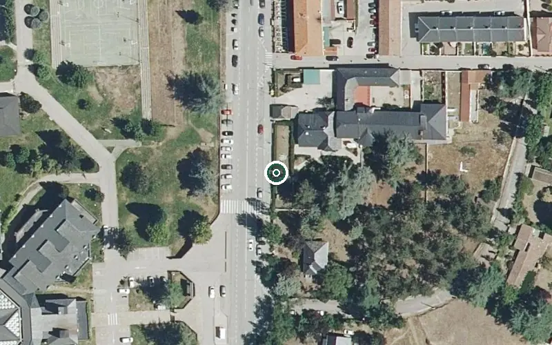 Vista aérea de la ubicación de Residencia Miralrío