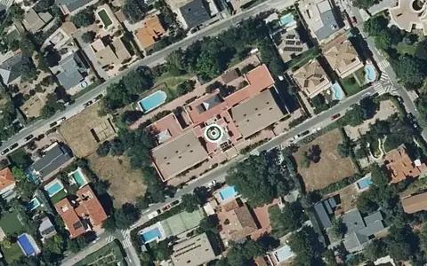 Vista aérea de la ubicación de Residencia Las Matas