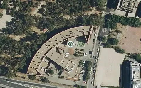 Vista aérea de la ubicación de Residencia Parque de Los Frailes