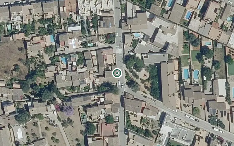 Vista aérea de la ubicación de Centre de dia Son Sardina
