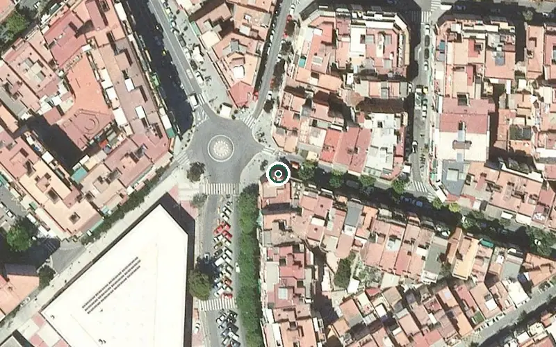 Vista aérea de la ubicación de Prytanis Plaça Europa