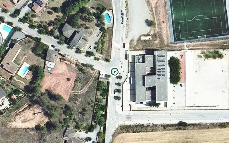 Vista aérea de la ubicación de Centre de dia La Masia