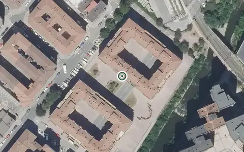 Vista aérea de la ubicación de Residencia Bidebieta Egoitza