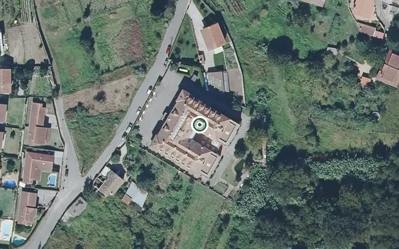 Vista aérea de la ubicación de Residencia Vila do Conde