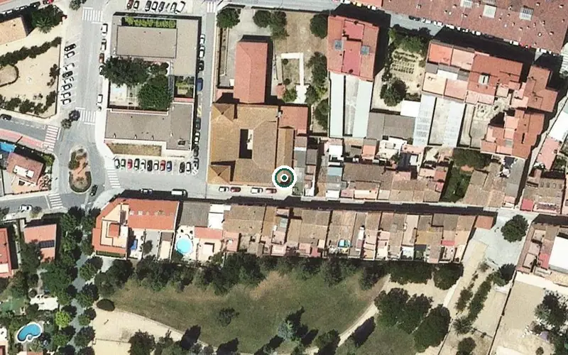 Vista aérea de la ubicación de Centre de dia - Hospital Sant Antoni Abat