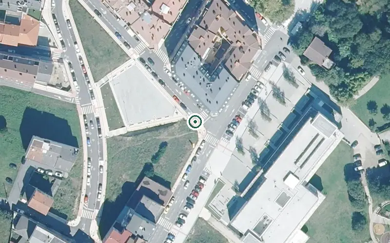 Vista aérea de la ubicación de Residencia para Persoas Maiores de Arteixo