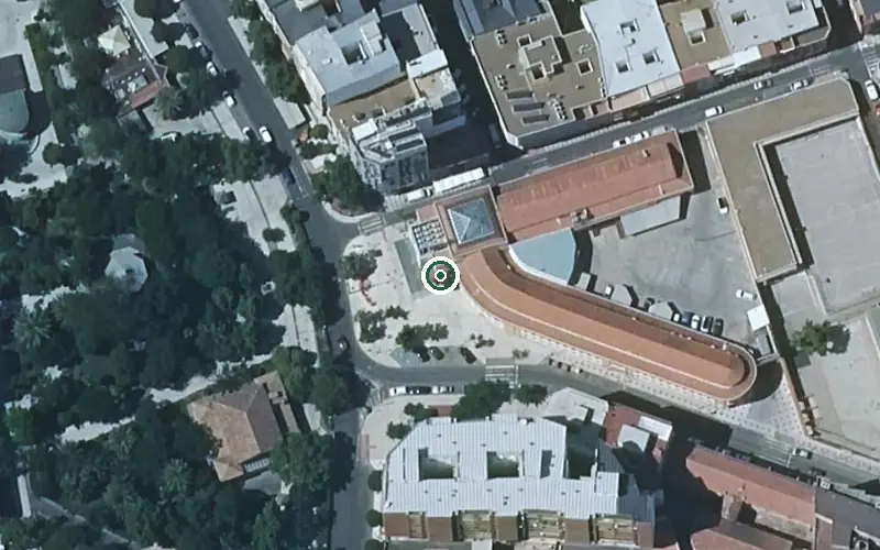 Vista aérea de la ubicación de Centro de Día de Puertollano