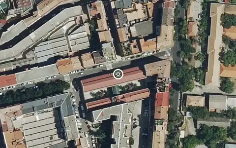 Vista aérea de la ubicación de Centro de Día Municipal Francisco de Goya