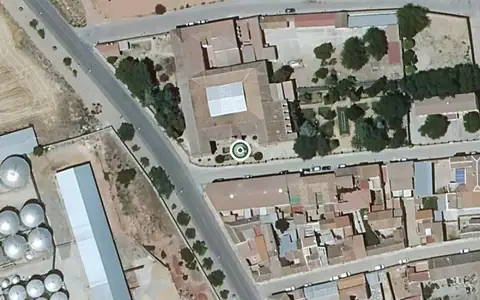 Vista aérea de la ubicación de Residencia de Mayores Santo Tomás