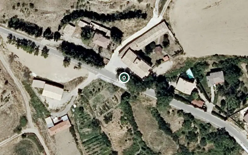 Vista aérea de la ubicación de Residencia de Ancianos Nuestra Señora del Carmen