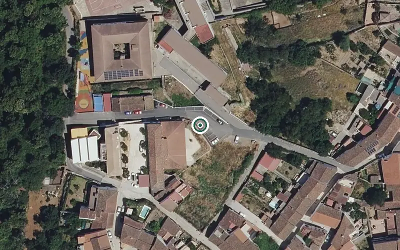 Vista aérea de la ubicación de Centro de Día para Mayores de Jabugo