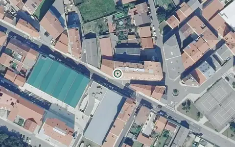 Vista aérea de la ubicación de Centro de Día para Persoas Maiores de Pobra do Caramiñal