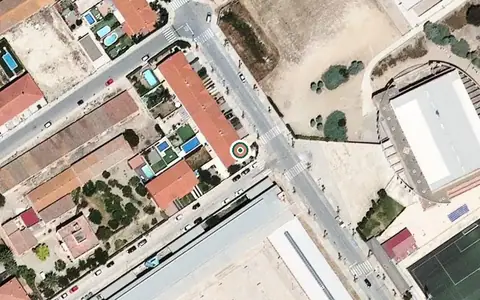 Vista aérea de la ubicación de Residència 3a Edat i Centre de Serveis L'Onada Riudoms
