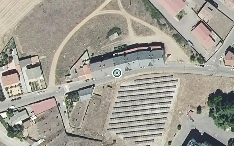Vista aérea de la ubicación de Residencia Mensajeros de la Paz