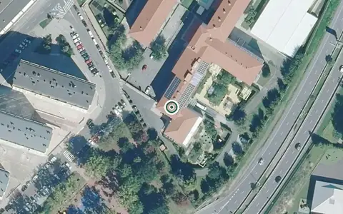 Vista aérea de la ubicación de Centro de Día la Milagrosa