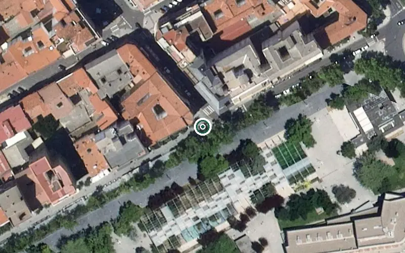 Vista aérea de la ubicación de Personas Mayores-valdeolmillos-3