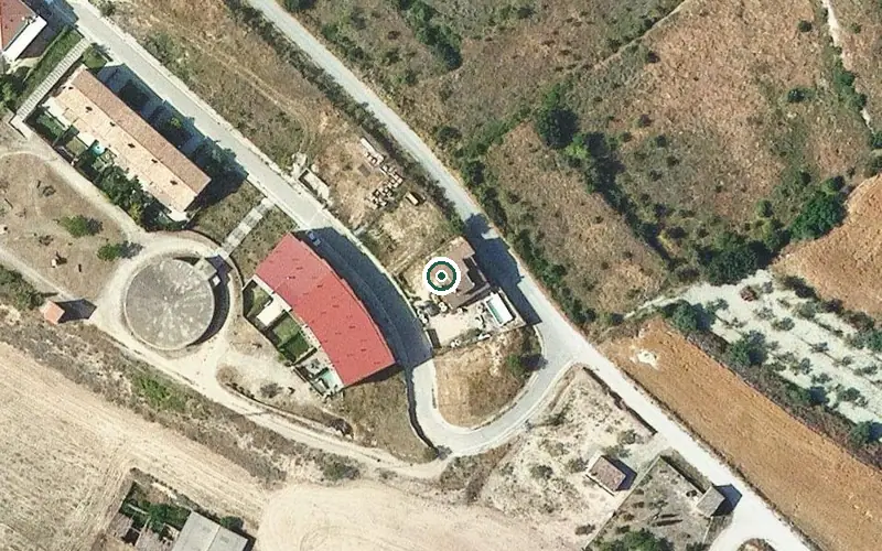 Vista aérea de la ubicación de Centre de dia per a Gent Gran Sant Pere Claver