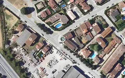 Vista aérea de la ubicación de Centre de serveis per a la gent gran Vall de Terri