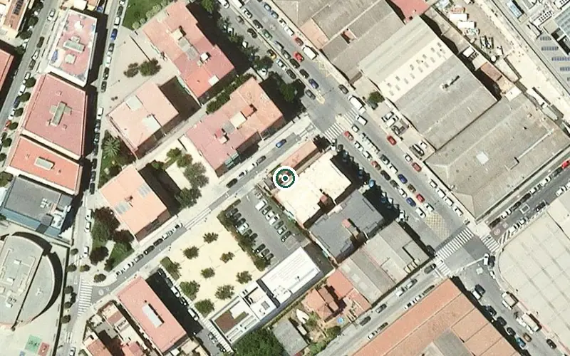 Vista aérea de la ubicación de Centre de dia Cirerers