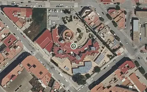 Vista aérea de la ubicación de Fundación Refugio San José y San Enrique