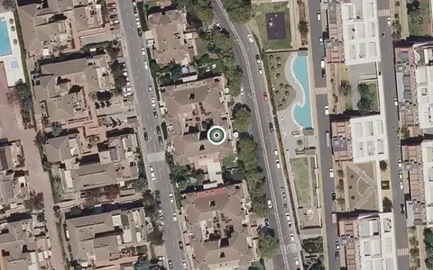 Vista aérea de la ubicación de Centro de Día para Mayores Mimara Tomares