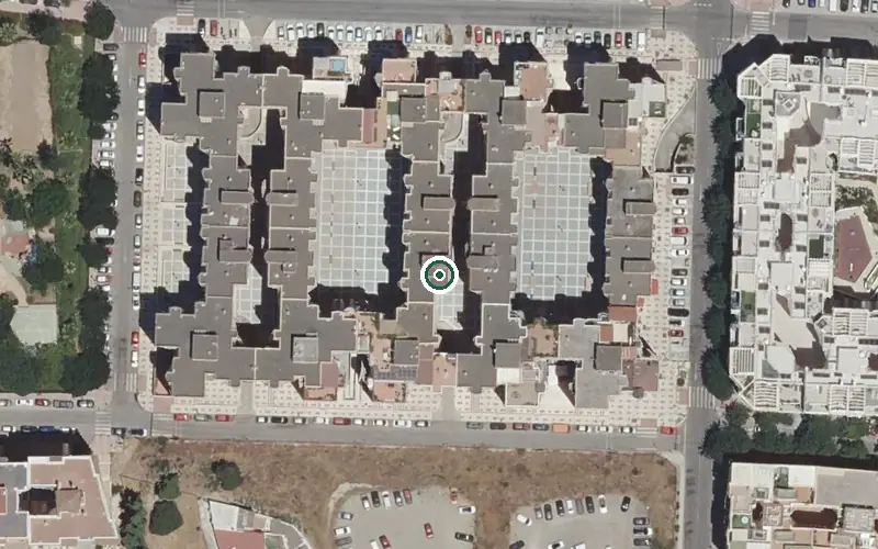 Vista aérea de la ubicación de Centro de Día para Mayores Alzheimer Estepona