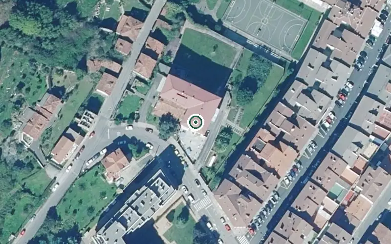 Vista aérea de la ubicación de Residencia Nuestra Señora del Valle