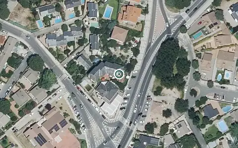 Vista aérea de la ubicación de Residencia Fuente de Salud