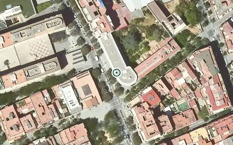 Vista aérea de la ubicación de Residència Sacerdotal Sant Josep Oriol (Res Assistida)