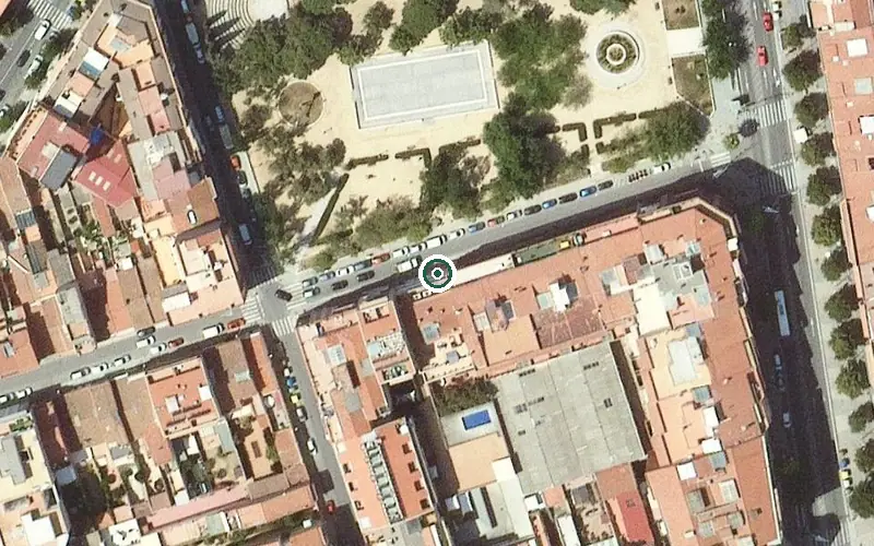 Vista aérea de la ubicación de Residència Bon Repòs Terrassa