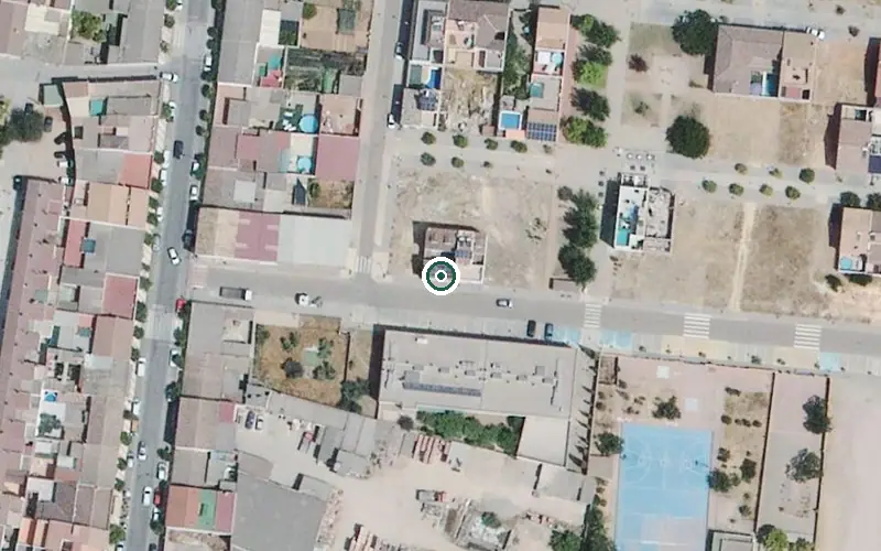 Vista aérea de la ubicación de Centro Residencial para Mayores Sociosanitario Alto Gualdalquivir