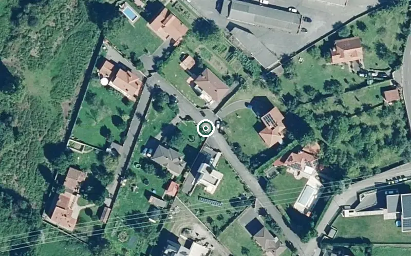 Vista aérea de la ubicación de Residencia La Casina de Vania