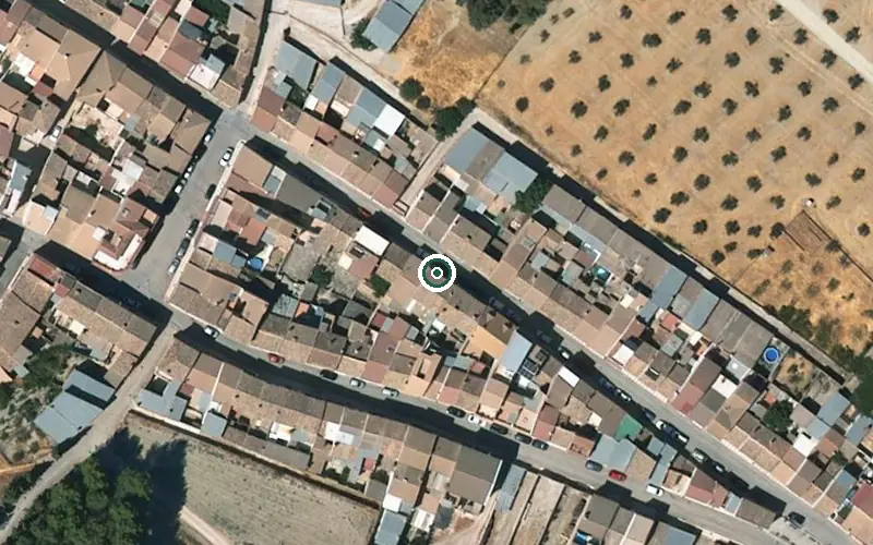 Vista aérea de la ubicación de Residencia para Personas Mayores Concepción González Osorio