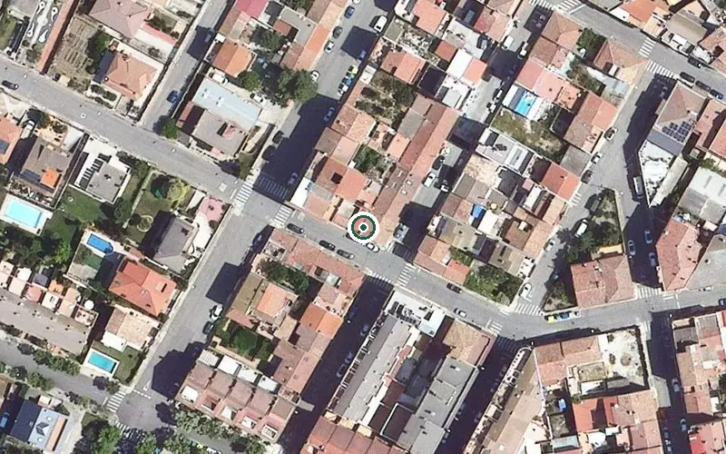 Vista aérea de la ubicación de Centre de dia per a Gent Gran Jaume i