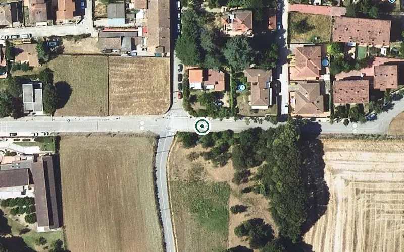 Vista aérea de la ubicación de Residència Geriàtrica Sant Jordi