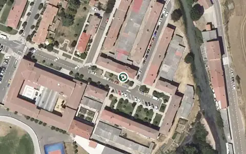 Vista aérea de la ubicación de Residencia-hogar Santísima Trinidad