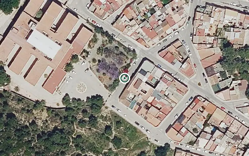 Vista aérea de la ubicación de Centro Residencial para Personas Mayores Nuestra Señora del Rebollet